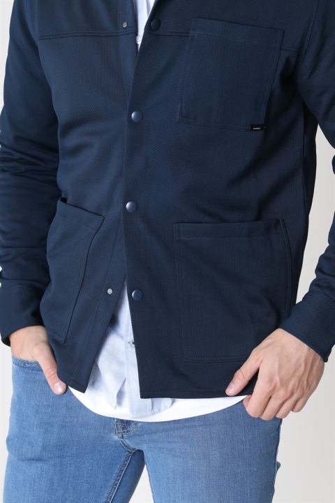 Jack & Jones Cohen Sweat Trucker Kurtki Blueberry