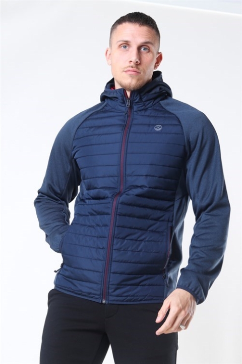 Jack & Jones Multi Quilted Kurtki Navy Blazer