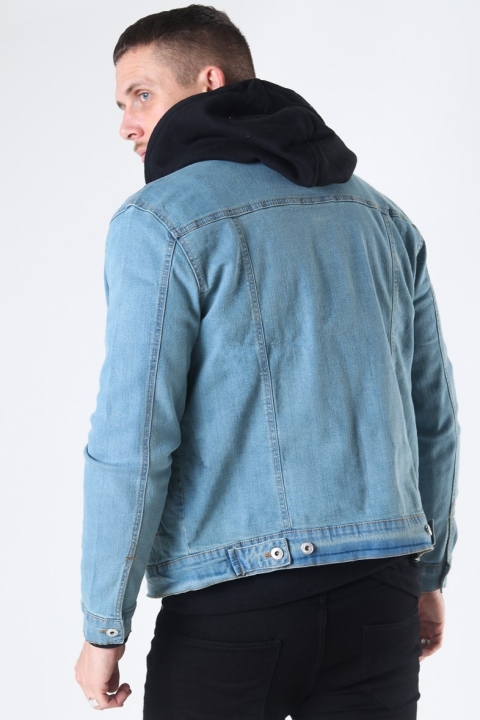 Solid Peyton Denim Kurtki Light Village Blue Denim