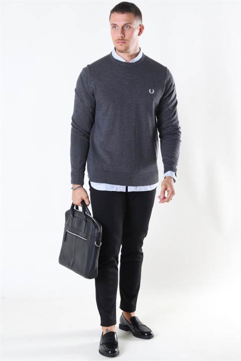 Fred Perry Classic CN Dzianina Graphite Marl