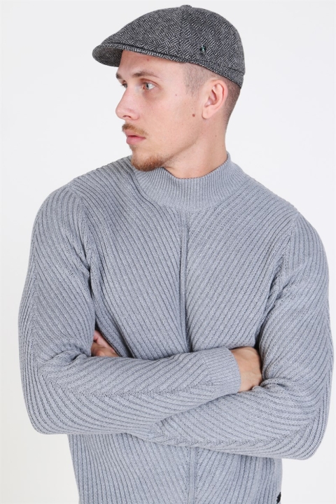 Only & Sons Roland 7 Structure Dzianina Medium Grey Melange