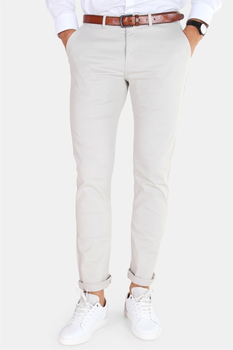 Kronstadt Daniel Stretch Chino Spodnie Light Grey