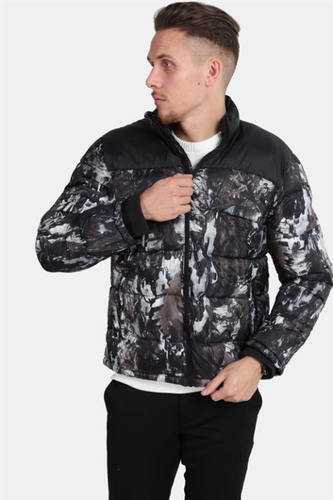 Only & Sons Bertil Puffer Kurtki Black Print