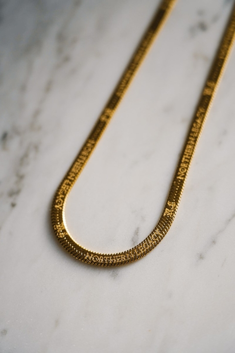 Northern Legacy Herringbone Naszyjniki Gold