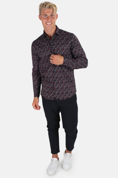 Tailored & Originals Koszule Luis Ruby Wine