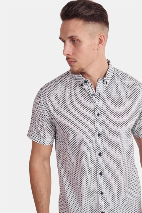 Kronstadt Johan Dolphin S/S Koszule White/Navy