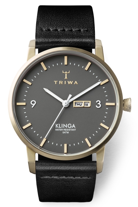 Triwa Ash Klinga Zegarki Black Classic Champagne 