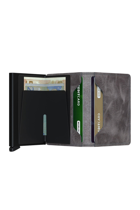 Secrid Slimwallet Vintage Grey Black