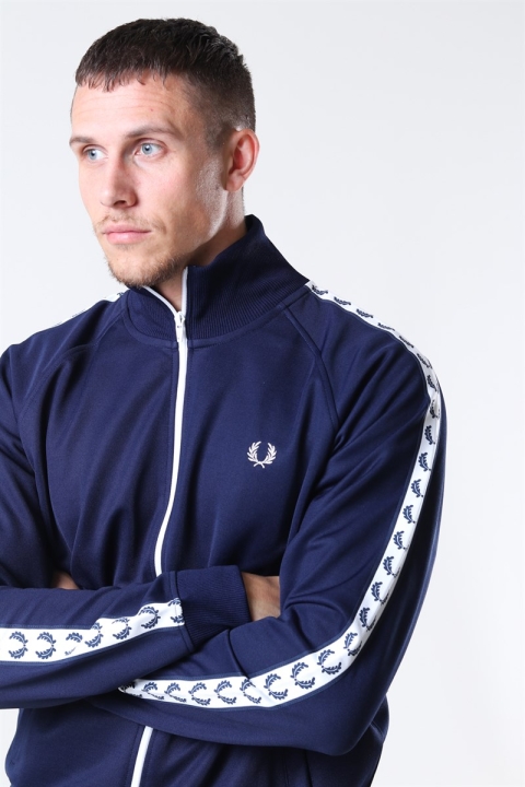 Fred Perry Taped Track Kurtki Carbon Blue