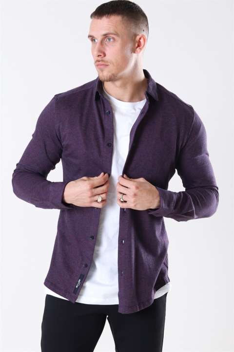 Only & Sons Gabriel LS Strikket Koszule Pompeian Red