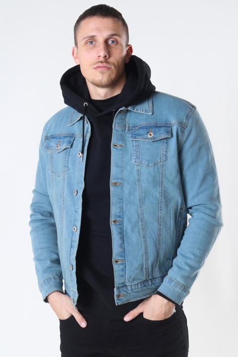 Solid Peyton Denim Kurtki Light Village Blue Denim