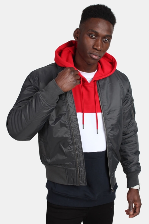 Urban Classics Bomber Kurtki Cool Grey