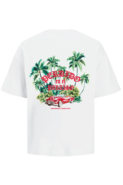 Jack & Jones Pue Relaxed Fit Tee Bright White