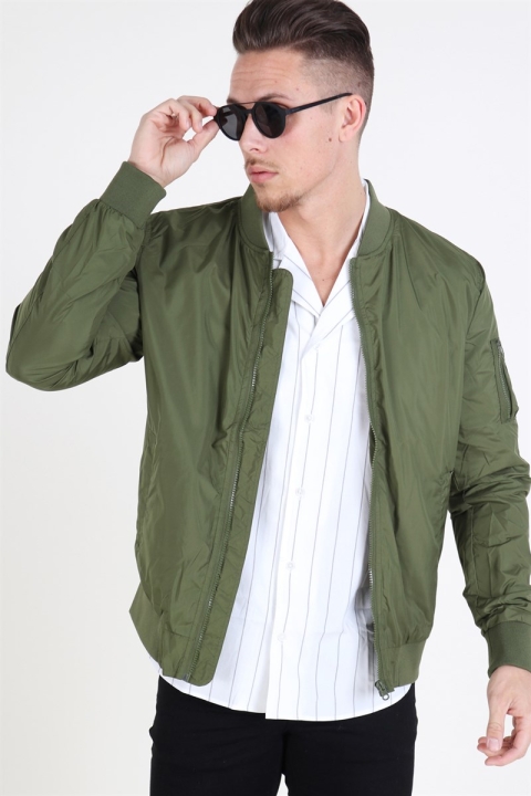 Urban Classics  Light Bomber Kurtki Olive