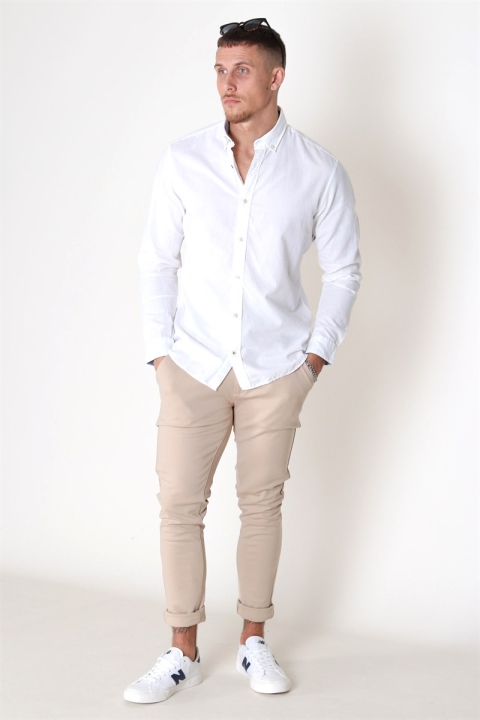 Jack & Jones Summer Koszule L/S White