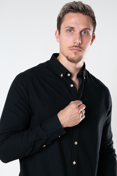 Kronstadt Johan Diego Cotton Koszule Black