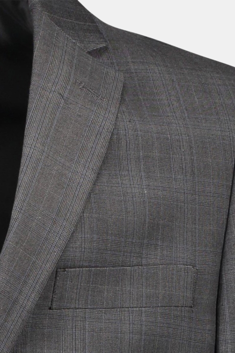 Lindbergh Checked Men's Garnitur Check Grey