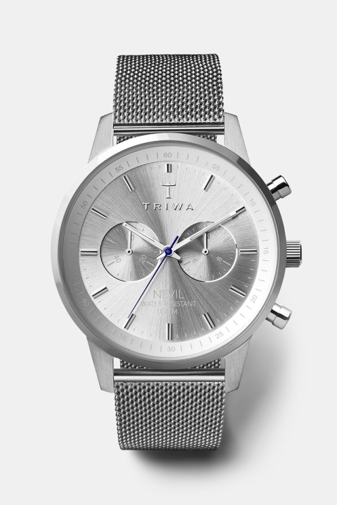 Triwa Stirling Nevil 2.0 Zegarki Steel Mesh