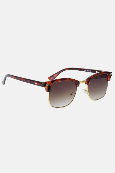 Fashion Clubmaster 1397 okulary słoneczne Brown Havana/Shiny Gold