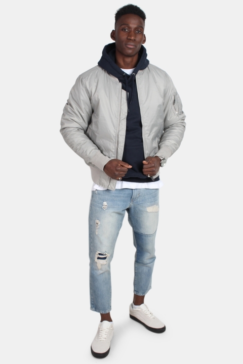 Urban Classics Bomber Kurtki H. Grey