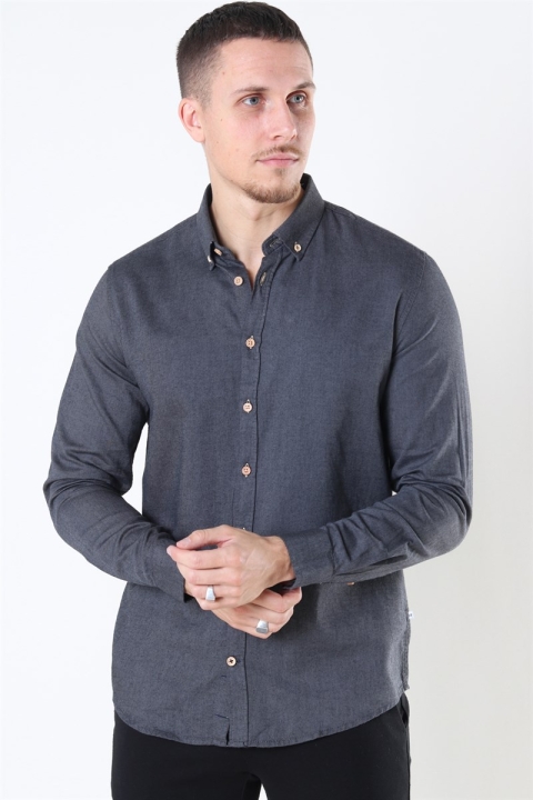 Kronstadt Johan Diego Cotton Koszule Dark Grey