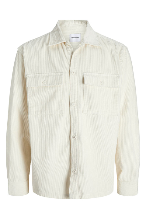 Jack & Jones Perfect Corduroy Overshirt Antique White
