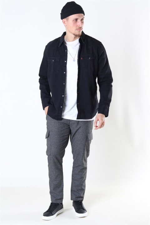 Levis Barstow Western Kurtki Black