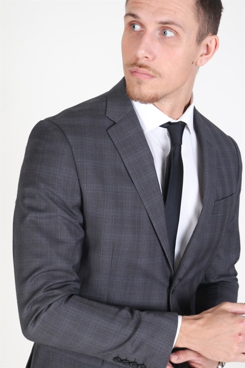 Lindbergh Checked Men's Garnitur Check Grey