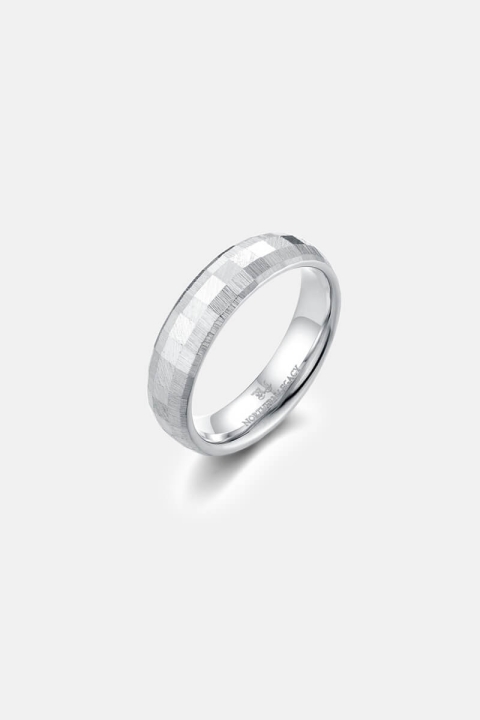 Northern Legacy Siempre Cushion Band Pierścień Silver