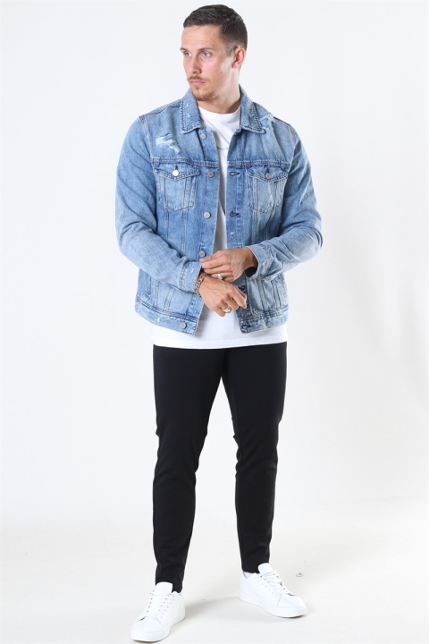 Jack & Jones Jean Kurtki Blue Denim