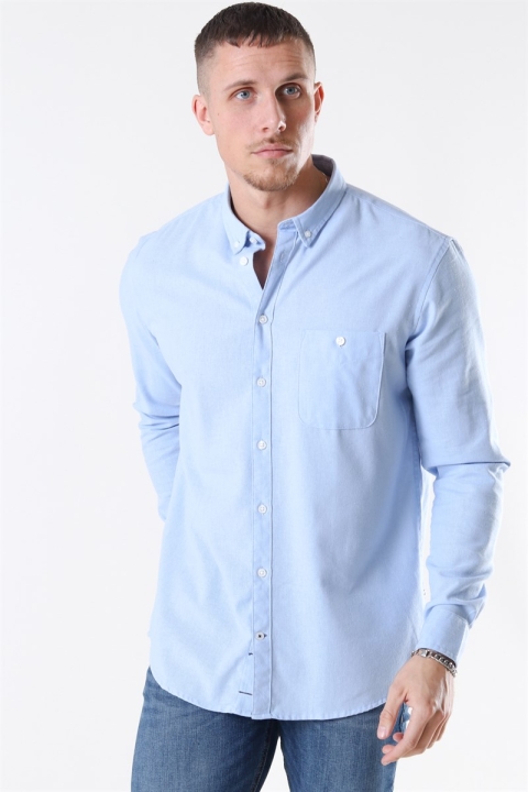 Kronstadt Johan Linen Koszule Light Blue