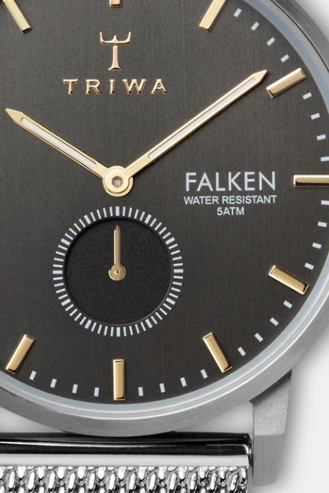 Triwa Smoky Falken Zegarki Steel Mesh