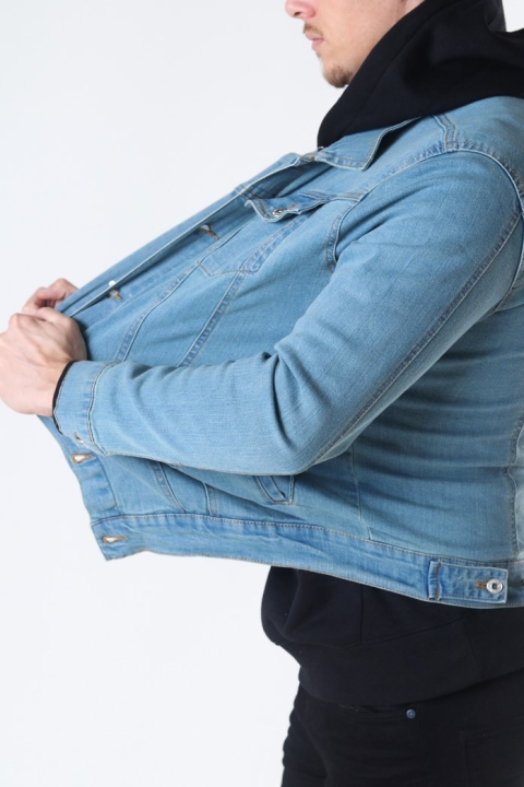 Solid Peyton Denim Kurtki Light Village Blue Denim