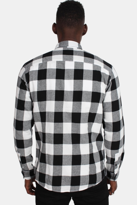 Only & Sons Gudmund Ls Checked Koszule Cloud Dancer
