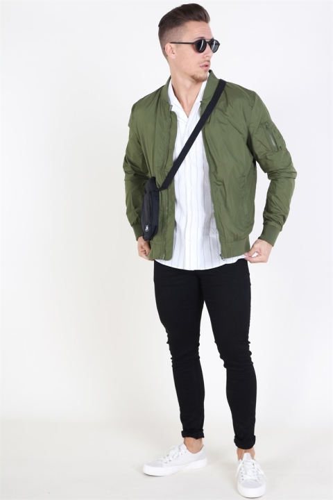 Urban Classics  Light Bomber Kurtki Olive