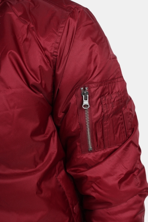 Urban Classics Bomber Kurtki Burgundy