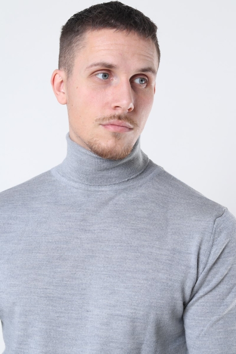 Clean Cut Copenhagen Merino Wool Roll Dzianina Light Grey Mel