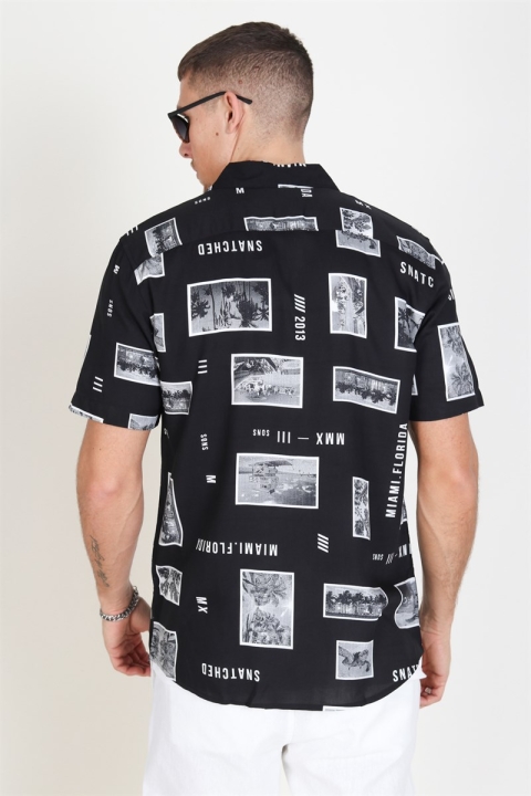 Only & Sons Oliver SS Printed Koszule Black