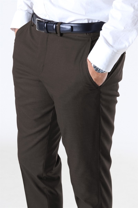 Selected Slim Mylo Logan Spodnie Coffee Bean