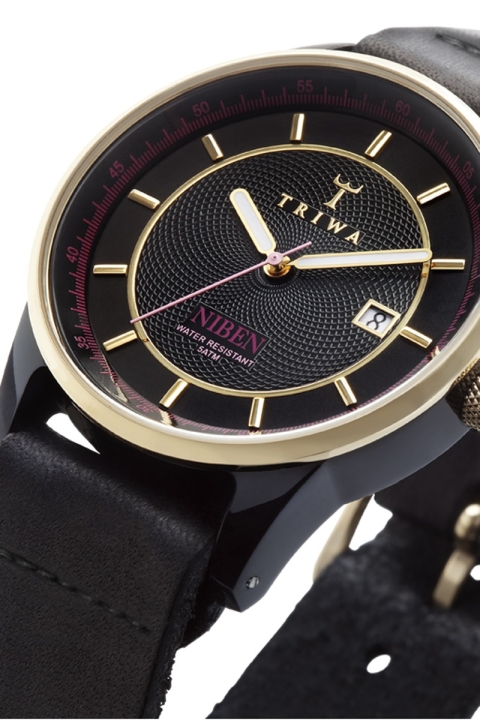 Triwa Midnight Niben Black Classic
