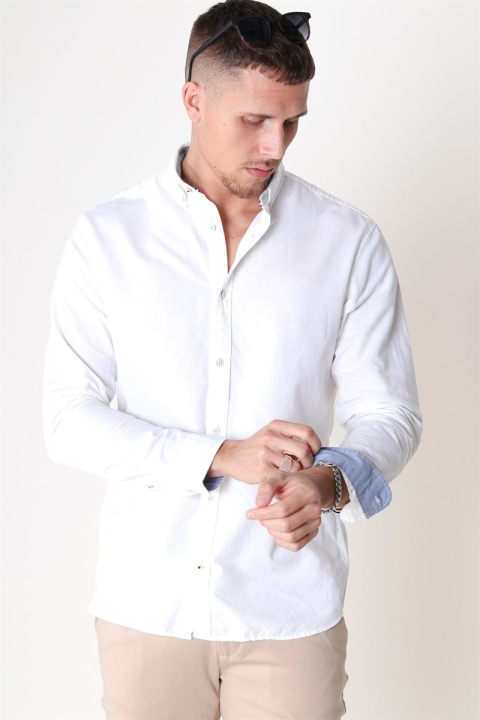 Jack & Jones Summer Koszule L/S White