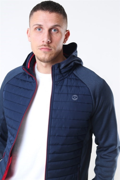 Jack & Jones Multi Quilted Kurtki Navy Blazer