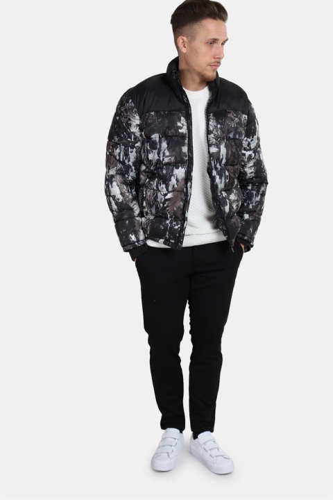 Only & Sons Bertil Puffer Kurtki Black Print