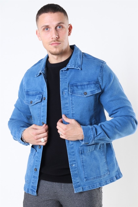 Denim Project Denim Over Kurtki Medium Blue