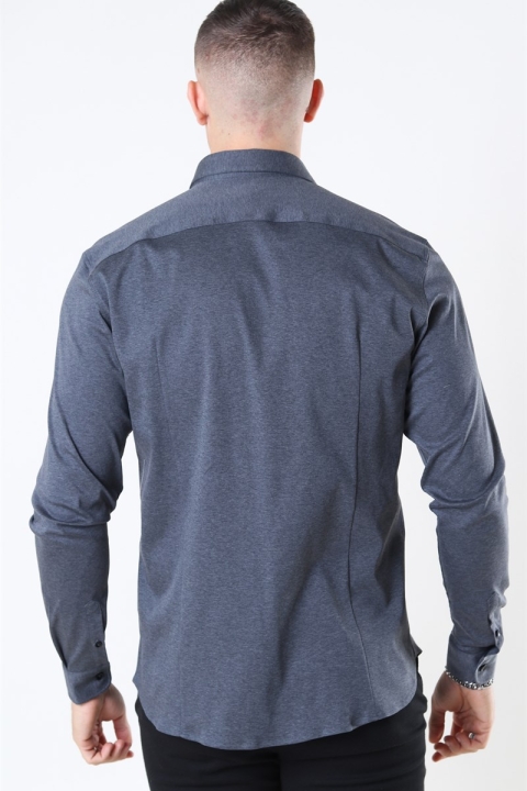 Mos Mosh Marco Jersey Koszule Dark Grey Melange