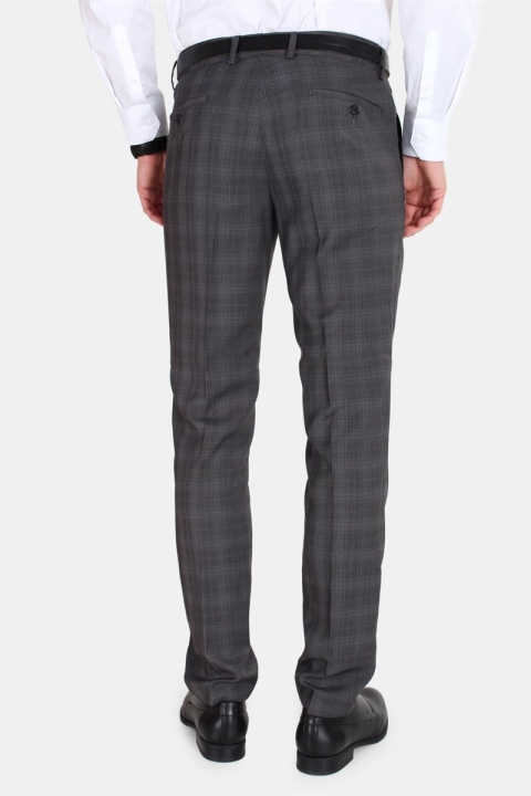 Lindbergh Checked Men's Garnitur Check Grey
