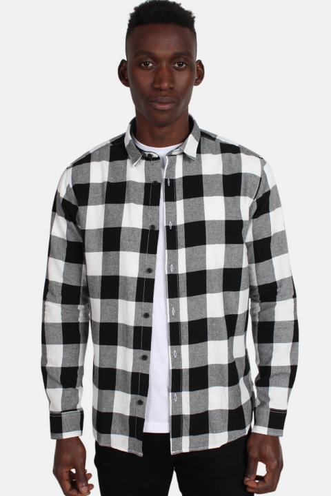 Only & Sons Gudmund Ls Checked Koszule Cloud Dancer