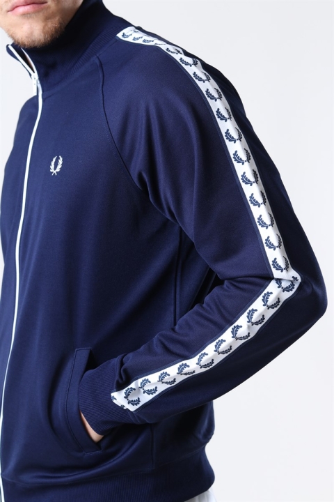 Fred Perry Taped Track Kurtki Carbon Blue