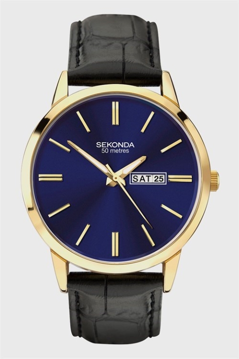 Sekonda 1863 Classic Dark Brown Leather Zegarki