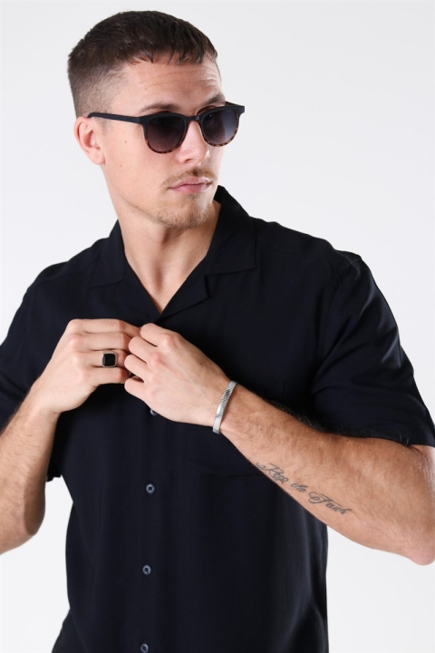Only & Sons Silo Solid Viscose Koszule Black